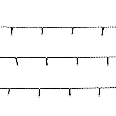 50 Warm white LED With timer function String lights with 0.3m Green cable