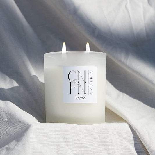 CNFN Fresh Linen Cotton Scented Candle