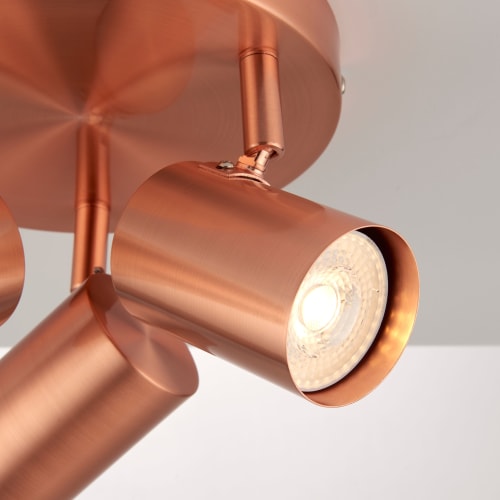 Tour 3 Plate Light - Copper