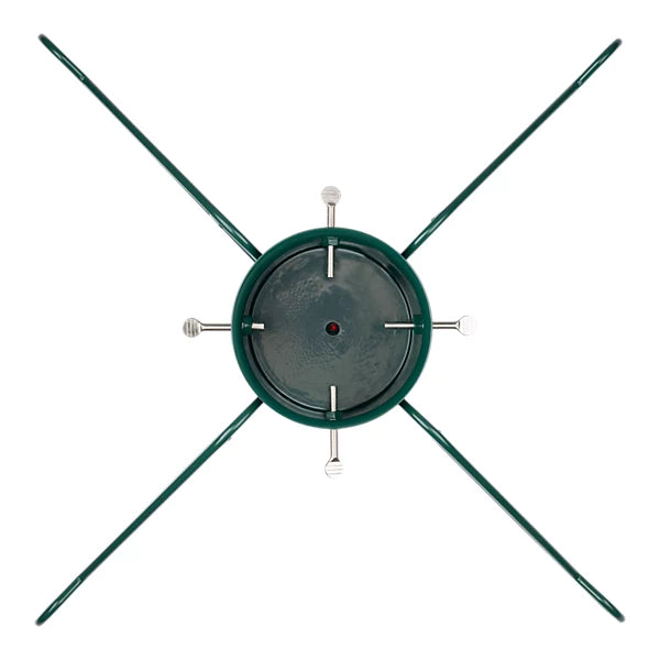 Green Metal Plain Christmas tree stand 18.1cm